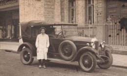 Chateaubriant * Carte Photo * Automobile Citroën B12 TORPEDO CITROEN Devant Galerie De La Nouveauté * Commerce - Châteaubriant