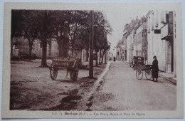 Morlaas (B.P.) - Rue Bourg Mayon Et Place De L'Eglise - Morlaas