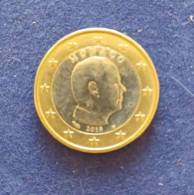 COIN MONACO 1 EURO 2018 PRINCIPE ALBERTO II ISSUED 1 MIL. - Monaco