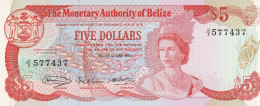 Belize - 5 Dollars 1980 P-39a   UNC - Belice