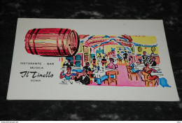 A8739     Illustration Ristorante Bar Il Tinello Roma - Cafes, Hotels & Restaurants