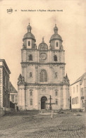 BELGIQUE - Saint Hubert - Saint Hubert L'Eglise (Façade Haut) - Carte Postale Ancienne - Saint-Hubert