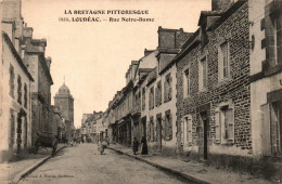 N°115534 -cpa Loudéac -rue Notre Dame- - Loudéac