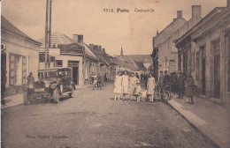 PUTTE 1925 GRENSZICHT GRENS DOUANE CAFE AUTO HUDSON SUPER SIX K5519 VLISSINGEN - MOOIE ANIMATIE - HOELEN KAPELLEN 9518 - Kapellen