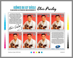 NIGER 2023 MNH Elvis Presley M/S - OFFICIAL ISSUE - DHQ2344 - Elvis Presley