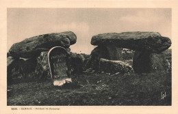 FRANCE - Carnac - Dolmen De Keryaval - Propriété De Letup Colven - Carte Postale Ancienne - Carnac