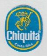 1x Fruit Label Sticker CHIQUITA Banana-bananen Costa Rica - Frutas Y Legumbres