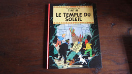 TINTIN ALBUM  LE TEMPLE DU SOLEIL   HERGE - Tintin