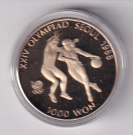 MONEDA DE COREA DEL SUR DE 1000 DEL AÑO 1986 PROOF (COIN) SEOUL 1988 - Coreal Del Sur