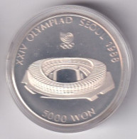 MONEDA DE PLATA DE COREA DEL SUR DE 5000 WON DEL AÑO 1987  (COIN) SEOUL 1988 - Corée Du Sud