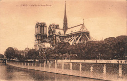 FRANCE - Paris - Abside De Notre Dame - Carte Postale Ancienne - Kerken