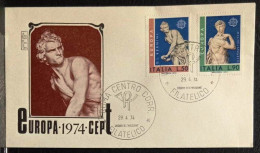 EUROPA CEPT - FDC RODIA - ITALIA - ANNO 1974 - 1 FDC - 1974