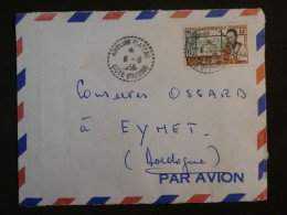 DE10  AOF COTE D IVOIRE   BELLE  LETTRE  1956 ABIDJAN A EYMET  FRANCE +AFF. INTERESSANT+++ - Cartas & Documentos