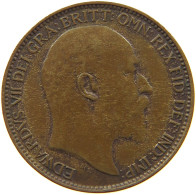 GREAT BRITAIN FARTHING 1907 TOP #c063 0727 - B. 1 Farthing