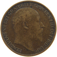 GREAT BRITAIN FARTHING 1908 #a066 0771 - B. 1 Farthing