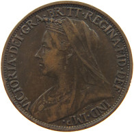 GREAT BRITAIN FARTHING 1901 #a011 0981 - B. 1 Farthing