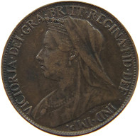 GREAT BRITAIN FARTHING 1898 #a011 0893 - B. 1 Farthing