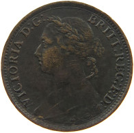 GREAT BRITAIN FARTHING 1884 VICTORIA #a075 0551 - B. 1 Farthing