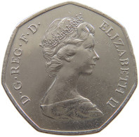 GREAT BRITAIN 50 PENCE 1973 #a071 0731 - 50 Pence