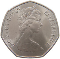 GREAT BRITAIN 50 PENCE 1969 TOP #a060 0609 - 50 Pence