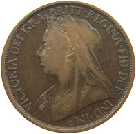 GREAT BRITAIN PENNY 1896 VICTORIA #c028 0249 - D. 1 Penny