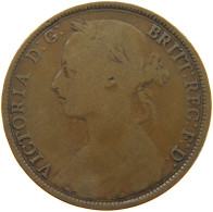 GREAT BRITAIN PENNY 1889 VICTORIA #s013 0143 - D. 1 Penny