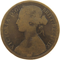 GREAT BRITAIN PENNY 1872 VICTORIA #s001 0243 - D. 1 Penny