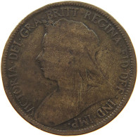 GREAT BRITAIN HALFPENNY 1899 VICTORIA #a058 0081 - C. 1/2 Penny