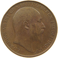 GREAT BRITAIN HALFPENNY 1908 #a066 0259 - C. 1/2 Penny