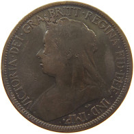 GREAT BRITAIN HALFPENNY 1897 VICTORIA #a058 0083 - C. 1/2 Penny