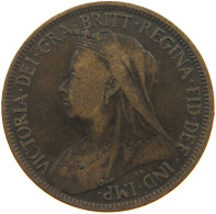 GREAT BRITAIN HALFPENNY 1897 VICTORIA #a042 0245 - C. 1/2 Penny