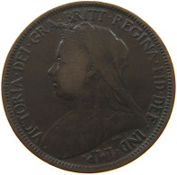 GREAT BRITAIN HALFPENNY 1901 VICTORIA #a031 0117 - C. 1/2 Penny