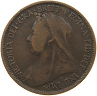 GREAT BRITAIN HALFPENNY 1896 #a084 0437 - C. 1/2 Penny