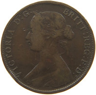 GREAT BRITAIN HALF PENNY 1862 #c018 0135 - C. 1/2 Penny