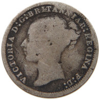 GREAT BRITAIN THREEPENCE 1877 VICTORIA #s035 0421 - F. 3 Pence