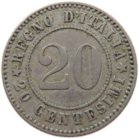 ITALY 20 CENTESIMI 1894 #s067 0859 - 1878-1900 : Umberto I