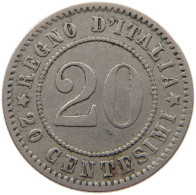 ITALY 20 CENTESIMI 1894 #s014 0053 - 1878-1900 : Umberto I.