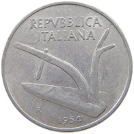 ITALY 10 LIRE 1954 #a076 0531 - 10 Lire