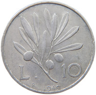 ITALY 10 LIRE 1949 #s042 0519 - 10 Lire