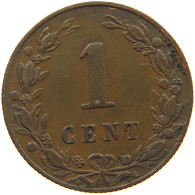 NETHERLANDS 1 CENT 1883 #a085 0797 - 1849-1890 : Willem III