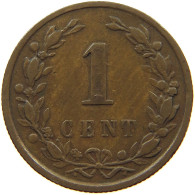 NETHERLANDS 1 CENT 1892 #a085 0787 - 1 Centavos