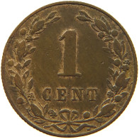 NETHERLANDS 1 CENT 1883 #a085 0793 - 1849-1890 : Willem III