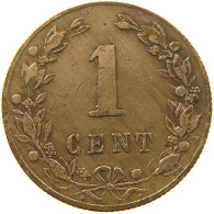 NETHERLANDS 1 CENT 1882 #a032 0391 - 1849-1890 : Willem III