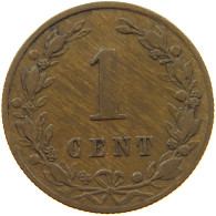 NETHERLANDS 1 CENT 1881 #a013 0395 - 1849-1890 : Willem III