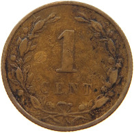 NETHERLANDS 1 CENT 1882 #a013 0399 - 1849-1890 : Willem III