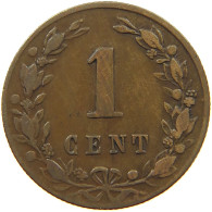 NETHERLANDS 1 CENT 1882 #a013 0239 - 1849-1890 : Willem III