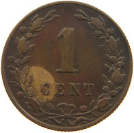 NETHERLANDS 1 CENT 1880 #a096 0019 - 1849-1890 : Willem III