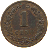 NETHERLANDS 1 CENT 1878 #a048 0293 - 1849-1890 : Willem III