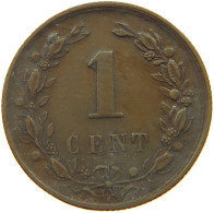NETHERLANDS 1 CENT 1878 #a014 0027 - 1849-1890 : Willem III