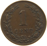 NETHERLANDS 1 CENT 1877 #s024 0137 - 1849-1890 : Willem III